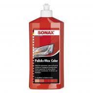 Поліроль кузова з воском червоний SONAX Polish & Wax Color NanoPro 250 мл