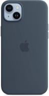 Чехол Apple Silicone Case with MagSafe для Apple iPhone 14 Plus storm blue (MW503ZE/A)