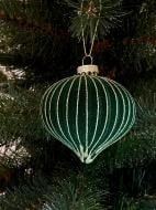 Шар декоративный d 80 мм зеленый BOZ2027