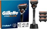 Станок для бритья GILLETTE Fusion ProGlide с 4 сменными картриджами + подставка