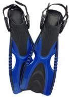 Ласты Tunturi Adjustable Fins Mythos Senior 14TUSSW119 р. 40-43 синий с черным