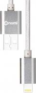 Кабель Nomi Lightning – USB 3 м срібний DCM 30i