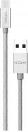 Кабель Nomi USB Type-C 1 м серебряный DCMQ 10c