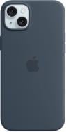 Чехол Apple Silicone Case with MagSafe для Apple iPhone 15 Plus storm blue (MXQT3ZM/A)