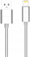 Кабель Nomi Lightning – USB 1 м серебряный DCWQ 10i
