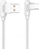 Кабель Nomi USB Type-C 1 м белый DCAQ 10c