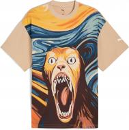 Футболка Puma Dylan Exhibit Tee II 63047701 р.M разноцветный
