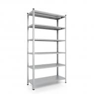 Стеллаж металлический 2200x900x400 мм Меткас Кронос металл полки 6 шт. цинкованный