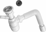 Сифон для кухонной мойки SoloPlast "Кухня" К-0110 с отводом для бытовой техники