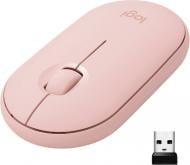Мышка Logitech Pebble M350 Wireless Mouse rose (910-005717)