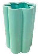 Ваза керамическая зеленая Облачко-1 18 см Ваза керамическая зеленая Облачко-1 18 см