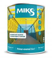 Ґрунт-емаль MIKS Color 3 в 1 RAL 5005 синій глянець 0,8 кг