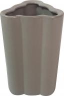 Ваза керамическая серая Облачко 2 18 см