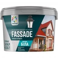 Фарба фасадна акрилова водоемульсійна COLORINA FASSADE мат білий 7 кг