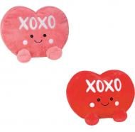 Подушка декоративная Серце Хохо 30x30 см красный с белым