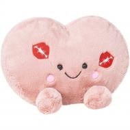 Подушка декоративная Серце Kiss 30x30 см розовый
