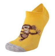 Носки детские унисекс Duna 5427 р. 22–24 желтый с рисунком
