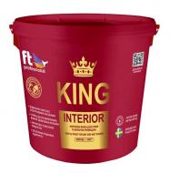 Краска акриловая FT Professional KING INTERIOR мат база под тонировку 0,9 л Краска акриловая FT Professional KING INTERIOR мат база под тонировку 0,9 л