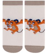 Шкарпетки дитячі унісекс Duna 5423 р. 14–16 молочний із малюнком