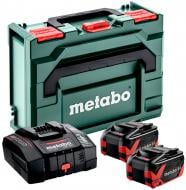 Акумуляторна батарея і зарядний пристрій Metabo 18,0V 8Ah LiHDX 2 шт + ASC 290 + metaBOX 145 685305000