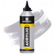 Фарба акрилова Kompozit STANDART глибокий мат 91 срібло 0,5 л Фарба акрилова Kompozit STANDART глибокий мат 91 срібло 0,5 л