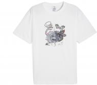 Футболка Puma x TMNT Relaxed Graphic Tee 63009902 р.S белый