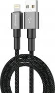 Кабель Grand-X USB-Lightning 1 м черный (PL-08)