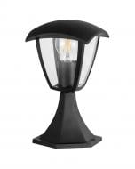 Столбик Polux Igma 30 см E27 IP44 черный