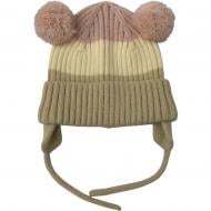 Шапка HW для девочек р.52-54 бежевый