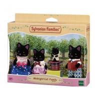 Фігурка колекційна Sylvanian Families Семья черных котов 5530