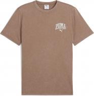 Футболка Puma CLASS Washed Tee 68464093 р.S коричневый