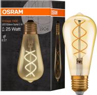 Лампа світлодіодна Osram FIL Vintage Spiral ST64 5 Вт E27 2000 К 220 В жовта 4058075092112