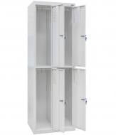 Шкаф для одежды для шкафа УХЛ-Маш ШОМ-300/2-4 уп (1800х600х500, двойной, 4 ячейки)