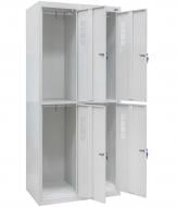 Шкаф для одежды для шкафа УХЛ-Маш ШОМ-400/2-4 уп (1800х800х500, двойной, 4 ячейки)