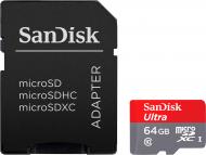 Карта пам'яті SanDisk microSDXC 64 ГБ Class 10UHS-I (SDSQUNS-064G-GN3MA) Карта пам'яті SanDisk microSDXC 64 ГБ Class 10UHS-I (SDSQUNS-064G-GN3MA)