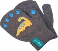Рукавицы HW для девочек р.10-12 /серый