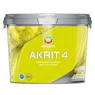 Краска акрилатная водоэмульсионная Eskaro Akrit 4 глубокий мат белый 2,85 л 4,11 кг Краска акрилатная водоэмульсионная Eskaro Akrit 4 глубокий мат белый 2,85 л 4,11 кг