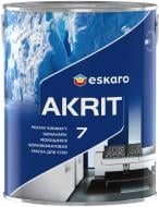 Фарба акрилатна водоемульсійна Eskaro Akrit 7 мат білий 2,85 л 3,68 кг