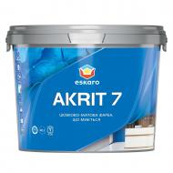 Краска акрилатная водоэмульсионная Eskaro Akrit 7 мат белый 2,85 л 3,68 кг