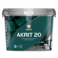 Краска акрилатная водоэмульсионная Eskaro Akrit 20 полумат белый 2,85 л 3,57 кг