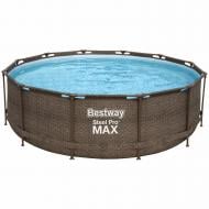 Бассейн Bestway Дерево 56725 (488х122 см) с картриджным фильтром, лестницей и тентом,Смотровое окно: 4 шт Бассейн Bestway Дерево 56725 (488х122 см) с картриджным фильтром, лестницей и тентом,Смотровое окно: 4 шт