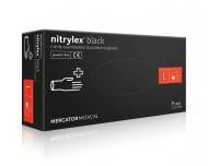 Перчатки медицинские NITRYLEX L черные 100 шт./уп.