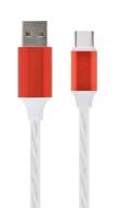 Кабель Cablexpert CC-USB-CMLED-1M з підсвічуванням USB 2.0 1 м white (CC-USB-CMLED-1M)