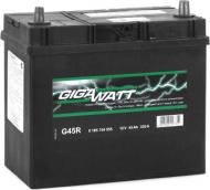 Акумулятор автомобільний GIGAWATT 45Ah «+» праворуч (185754555)