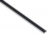 Порожек алюминиевый лестничный Braz Line прямоугольный антискользящая вставка 17,8x14x3000 мм