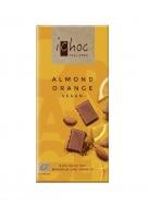 Шоколад IChoc Миндаль - Апельсин 80 г органический (Almond Orange)