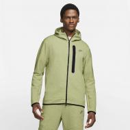 Толстовка Nike M NSW TCH FLC FZ HD REVIVAL DD4688-303 р. M салатовый