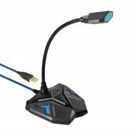 Микрофон Promate Streamer LED, USB Blue