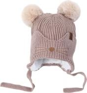 Шапка HW дитяча з мотузочками р.44-46 бежевий