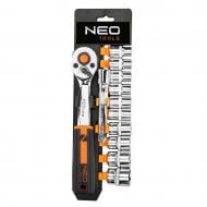 Набір головок NEO tools 3/8"(F)×1/4"(M) 12 шт. 10-020